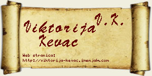 Viktorija Kevac vizit kartica
